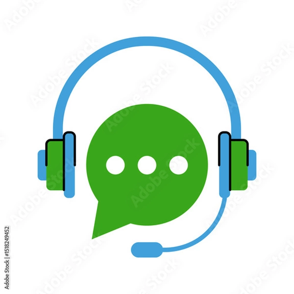 Fototapeta Support icon. Flat color style.