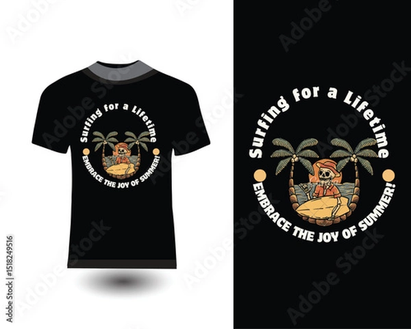 Fototapeta Bull Market Typography T-Shirt – Buy The Dip Quote Tee