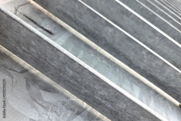 Fototapeta Industrial Metal Texture with Abstract Lines for Modern Design Backgrounds