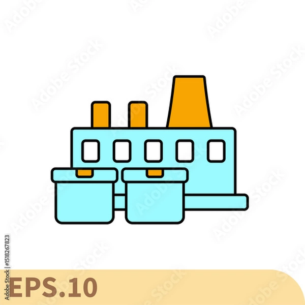 Obraz manufacture icons  symbol vector elements for infographic web