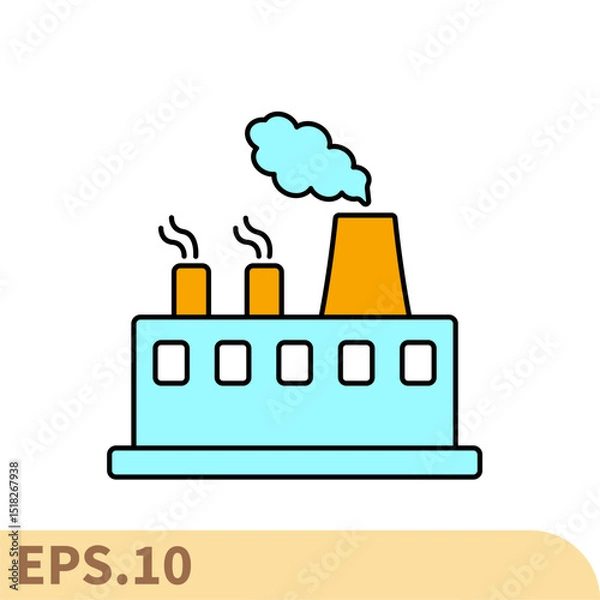 Obraz pollution line icons  symbol vector elements for infographic web