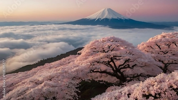 Obraz snow covered mountain