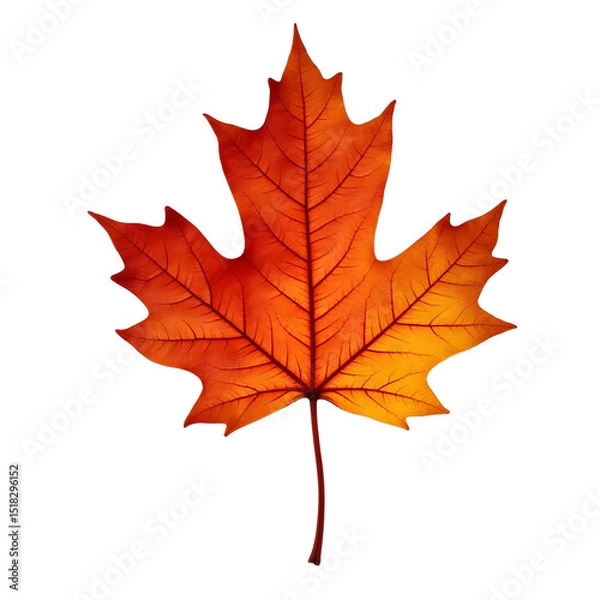 Obraz autumn maple leaf
