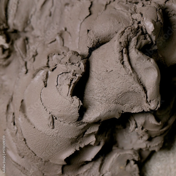 Fototapeta Raw clay texture background