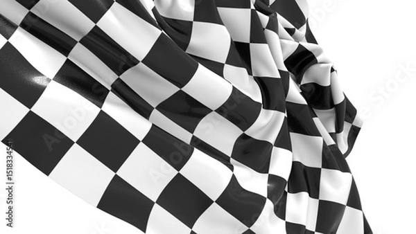 Fototapeta background of checkered flag pattern