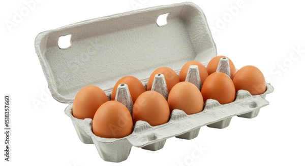 Obraz Isolated Eggs in Box