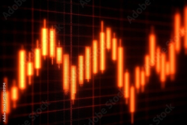 Obraz The concept of finance and economy is deeply connected to the trade and banking industries, where money and gold are key components of a successful business, as shown in a 3d diagram with a financial