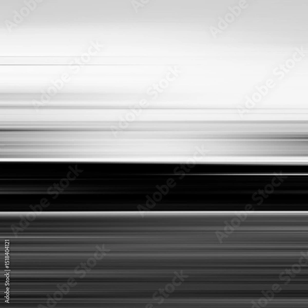 Obraz Black and white stripe abstract background. Motion lines effect.