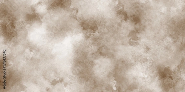 Obraz grunge texture background with grainy and blurry fog or smoke, Old brown paper parchment banner with distressed vintage grunge texture, Abstract Background Texture Pattern with brown color.