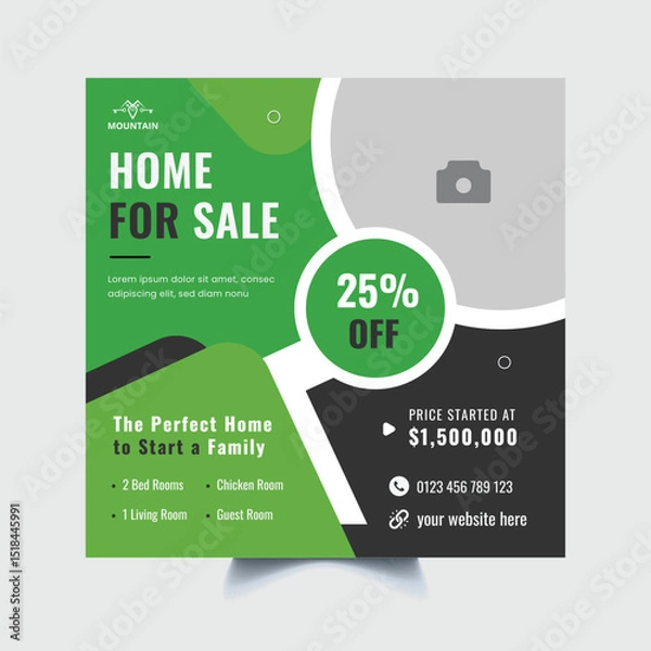 Obraz Real Estate Social Media Template