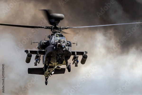 Obraz Angriff mit Hubschrauber