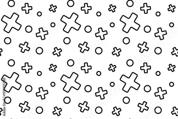 Fototapeta Xo pattern seamless 