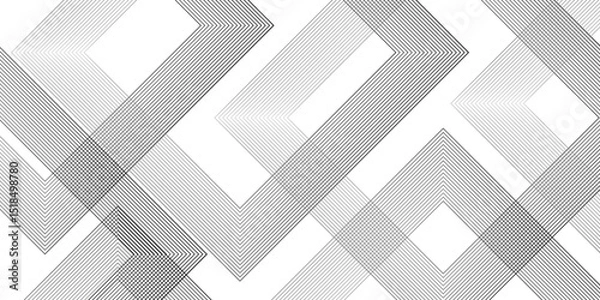 Obraz Gradient square gradient minimal art linear fabric oblique retro vector stripe diagonal dynamic fabric abstract white and gray geometric creative tech seamless textile design.	