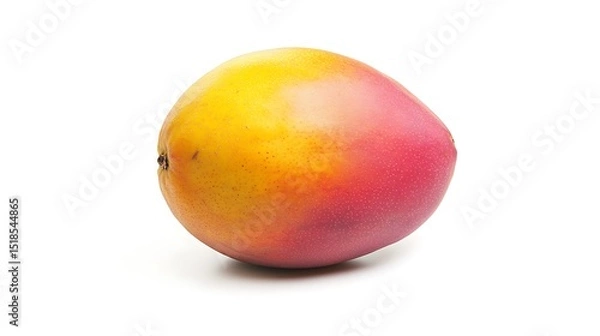 Fototapeta Mango fruit isolated on white background.