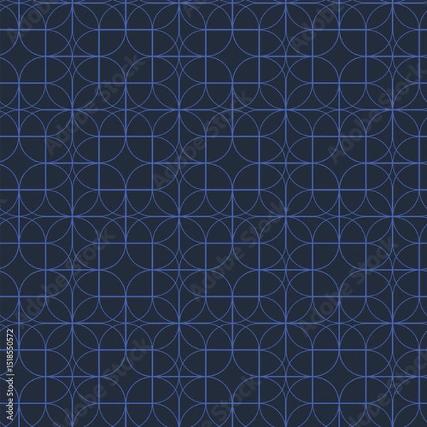 Obraz Seamless pattern with hand drawn ornament in style Art Deco. For wrapping paper, home decor other design projects