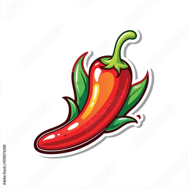 Obraz red hot chili pepper