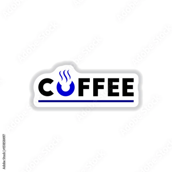 Obraz Label Frames and badges vector icon design collection coffee emblem