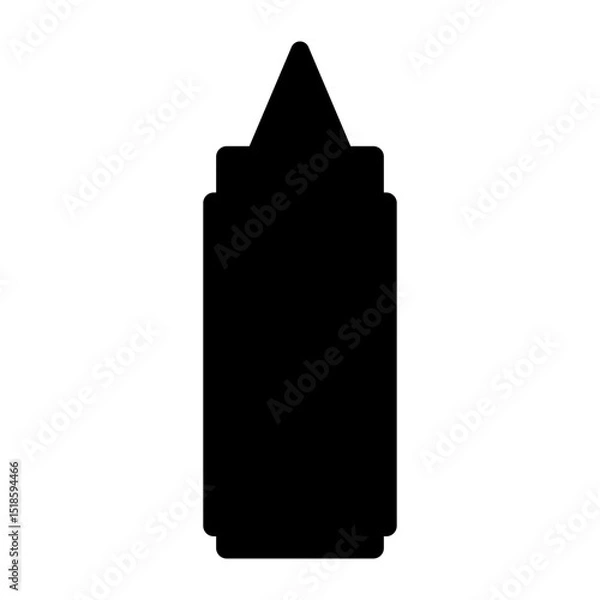 Obraz sauce bottle icon, vector illustration, symbol, design logo template pictogram, for ui or ux isolated on white for mobile app, editable