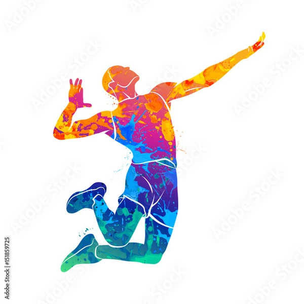 Obraz Abstract siatkówka