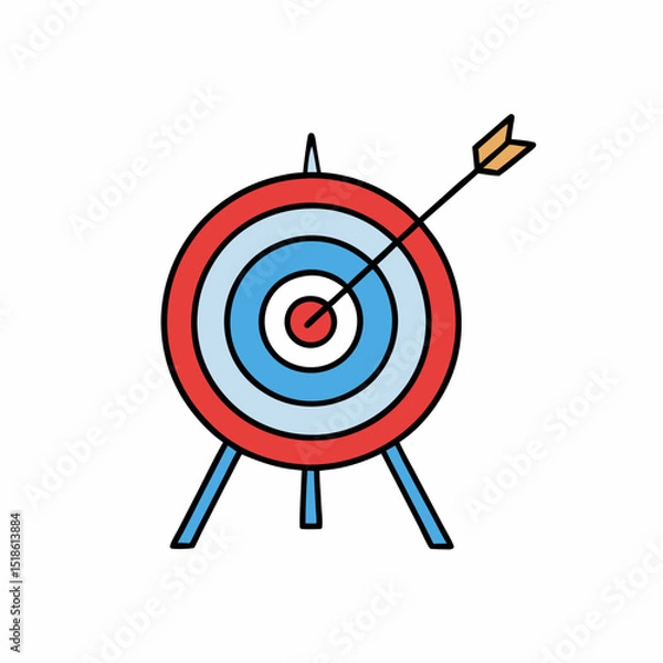 Obraz target and arrow