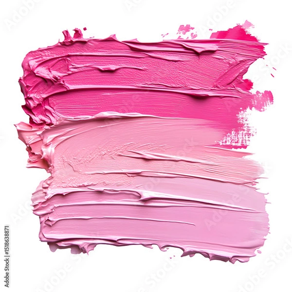 Fototapeta Pink paint background texture isolate on white background