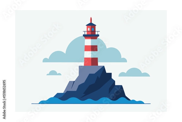 Obraz lighthouse on the coast