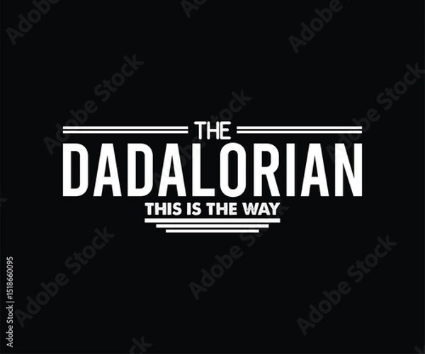 Obraz the dadalorian this is the way