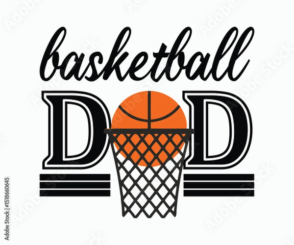 Obraz Basketboll  Dad