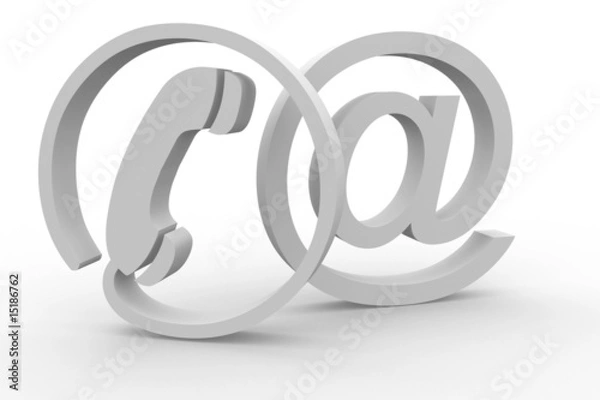 Obraz Telefon @ kontakt