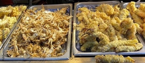 Fototapeta 미니꽃게튀김