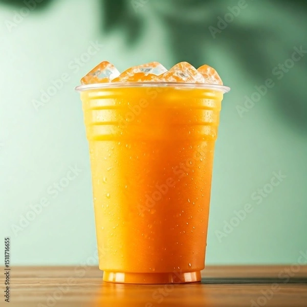 Fototapeta 신선한 망고주스