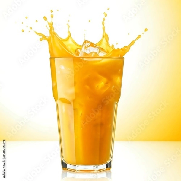 Fototapeta 신선한 망고주스