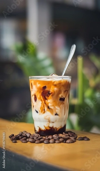 Obraz 아이스 카페라테