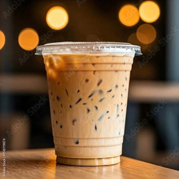 Obraz 시원한 아이스 카페라테