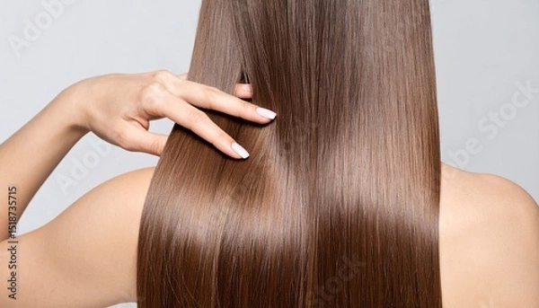 Fototapeta 女性の美しい髪の毛