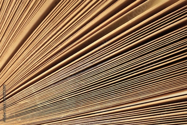 Fototapeta Pages. Macro view of old book pages