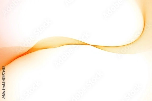 Fototapeta white and gold abstract background with wavy lines