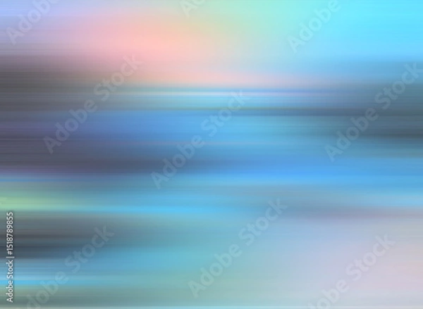 Fototapeta Abstract colorful seascape blur background