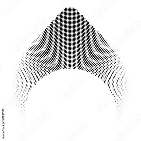 Obraz Abstract background halftone pattern, vector illustration and flat design.