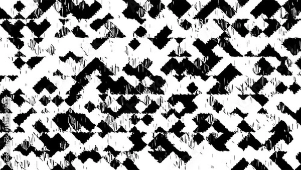 Fototapeta ILLUSTRATION ABSTRACT GRUNGE BLACK GRAINY TEXTURE BACKGROUND. DISTRESS DIRTY ROUGH MONOCHROME COLOR DESIGN VECTOR
