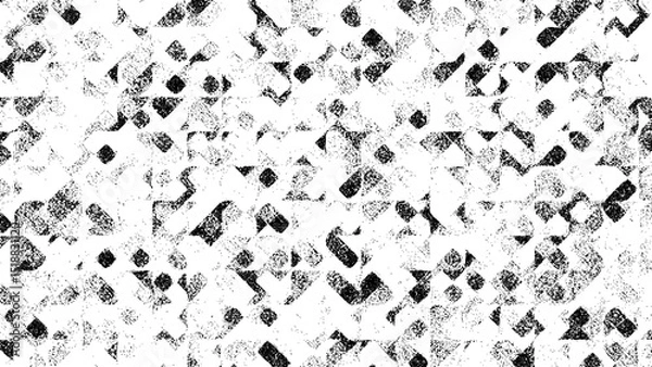 Fototapeta ILLUSTRATION ABSTRACT GRUNGE BLACK GRAINY TEXTURE BACKGROUND. DISTRESS DIRTY ROUGH MONOCHROME COLOR DESIGN VECTOR