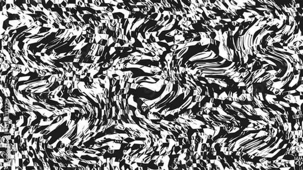 Fototapeta ILLUSTRATION ABSTRACT GRUNGE BLACK GRAINY TEXTURE BACKGROUND. DISTRESS DIRTY ROUGH MONOCHROME COLOR DESIGN VECTOR
