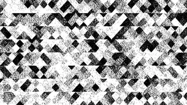 Fototapeta ILLUSTRATION ABSTRACT GRUNGE BLACK GRAINY TEXTURE BACKGROUND. DISTRESS DIRTY ROUGH MONOCHROME COLOR DESIGN VECTOR