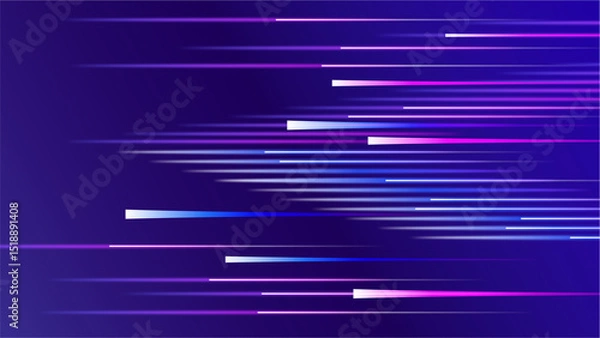 Obraz 水平線でスピード感を表現した背景素材