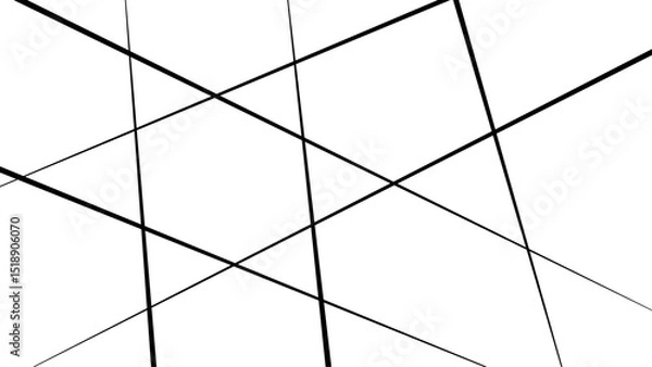 Fototapeta Abstract white background with random black lines, abstract Colors move by location and produce smooth color transitions.
