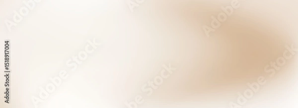 Obraz Smooth wavy beige gradient background. Soft neutral liquid wallpaper. Silk nude color texture for banner, flyer, presentation, graphic design. Vector abstract blurred pearl backdrop cover