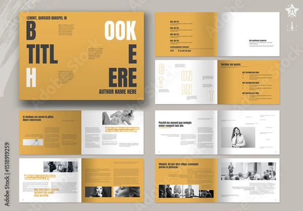 Obraz Book Template Landscape