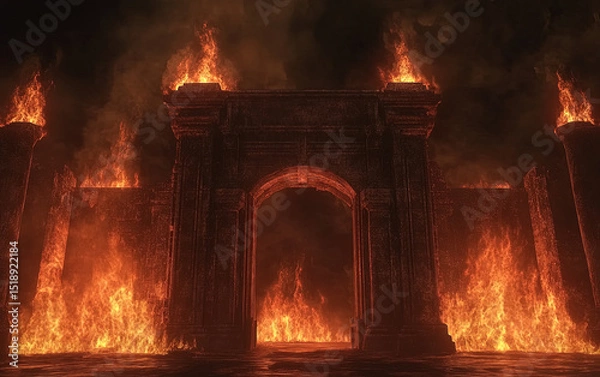 Obraz gates to hell