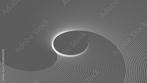 Obraz Rainbow colorful swirl line movement illustration. colorful pattern wavy line motion background. Artistic geometric line with colorful gradient background. 4k illustration. 
