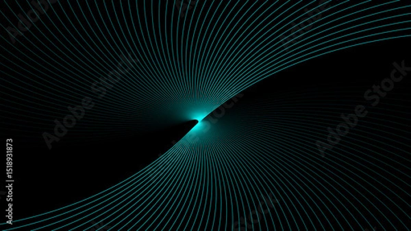 Obraz Rainbow colorful swirl line movement illustration. colorful pattern wavy line motion background. Artistic geometric line with colorful gradient background. 4k illustration. 

